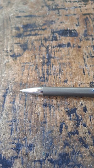 химикалка Пеликан сиво платинен металик в метална кутия, Peliкan Snap