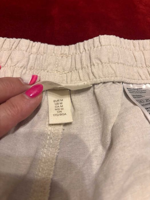 Нов дамски ленен паналон H&M - размер М