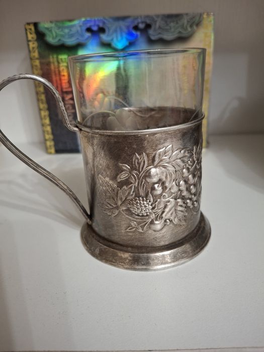 Подстаканик  мельхиор