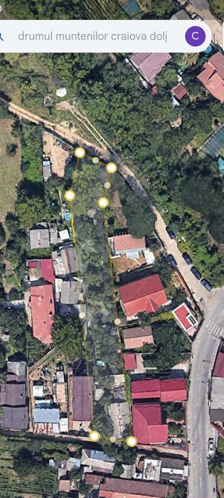 Teren intravilan Aleea 1 Drumul Muntenilor 1000 mp. (980 mp. acte / 1014 mp. din măsurători) – dublă deschidere – utilități