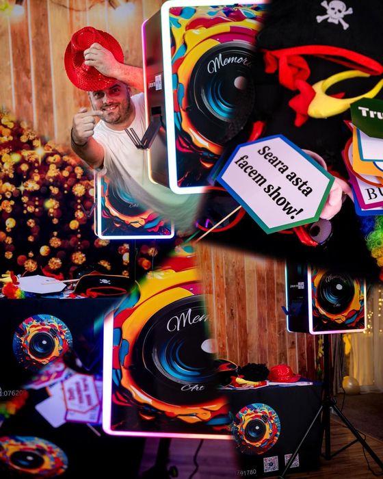 Cabină Foto/Photobooth + Foto,Video pentru Nuntă & Botez | București