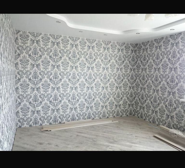 Обои, галтели, плинтусы, малярные работы