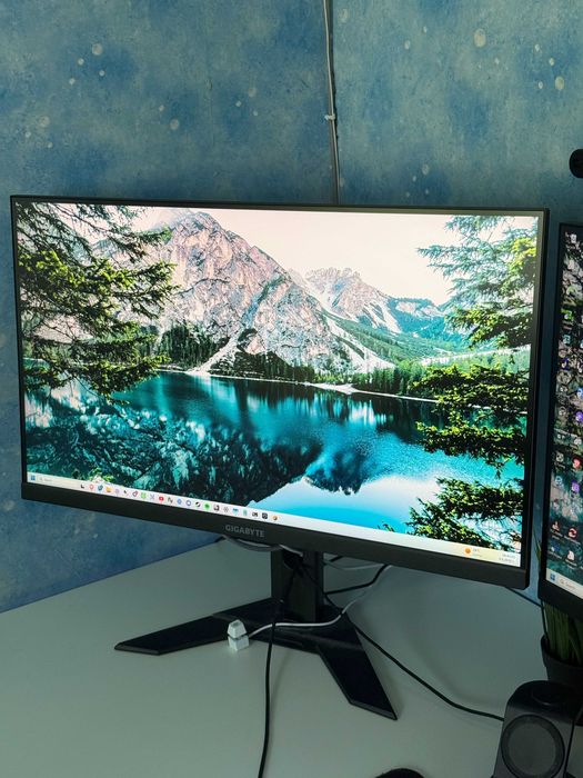 Монитор Gaming Gigabyte 28 IPS UHD 1ms 144 Hz, Display Port, Vesa, HDR400, USB, Черен ГАРАНЦИЯ