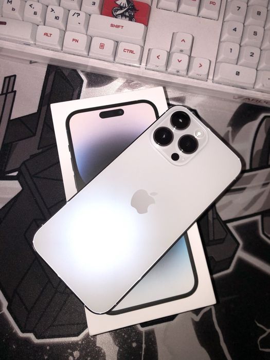 iPhone 14 pro max silver 128gb