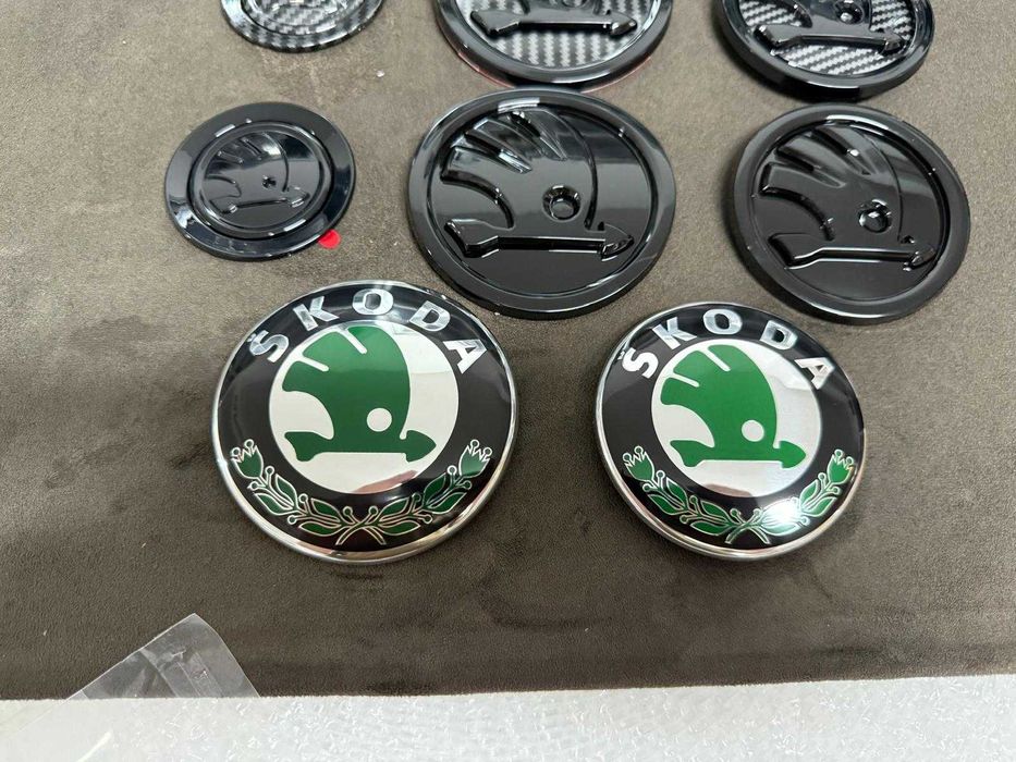 Emblema embleme skoda 80mm 90mm