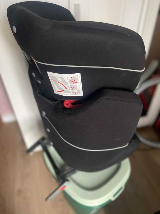 Детско столче Cybex Free-fix – Pure Black RW 3-12 год