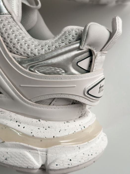 Balenciaga Track White Metallic