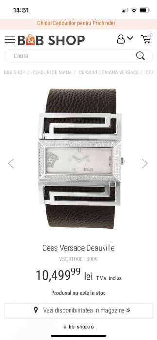 Ceas De dama Versace