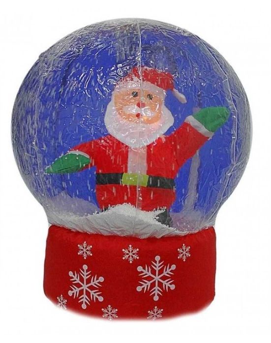 Надуваема фигура "Дядо Коледа в балон"