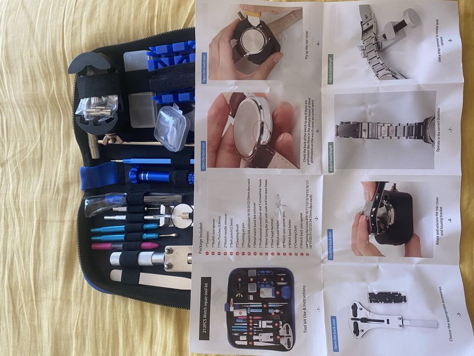 Професионален часовникарски сет от инструменти