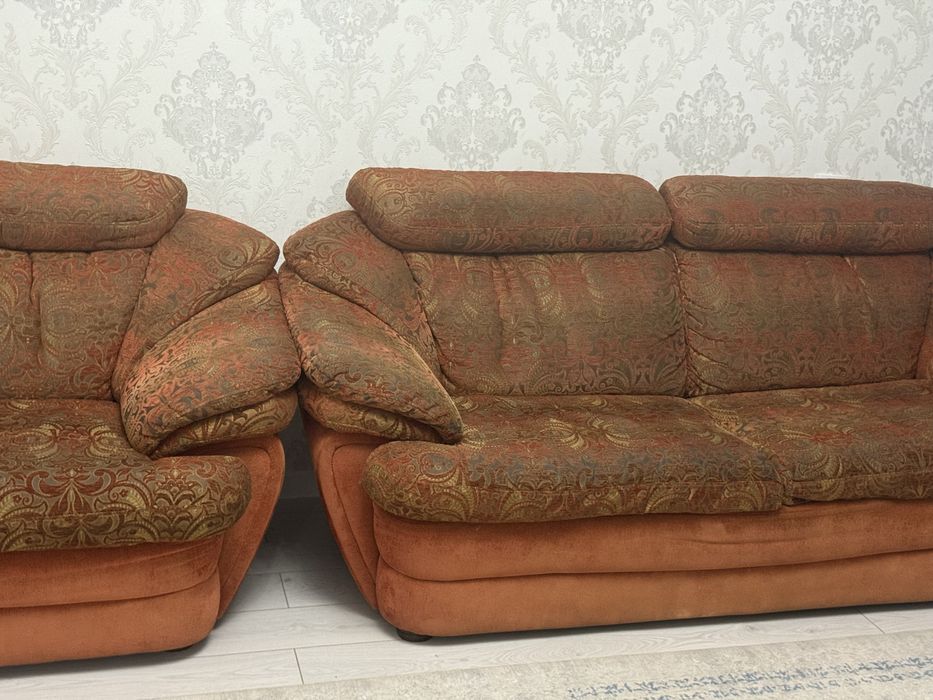 Мягкий уголок диван 2 кресла