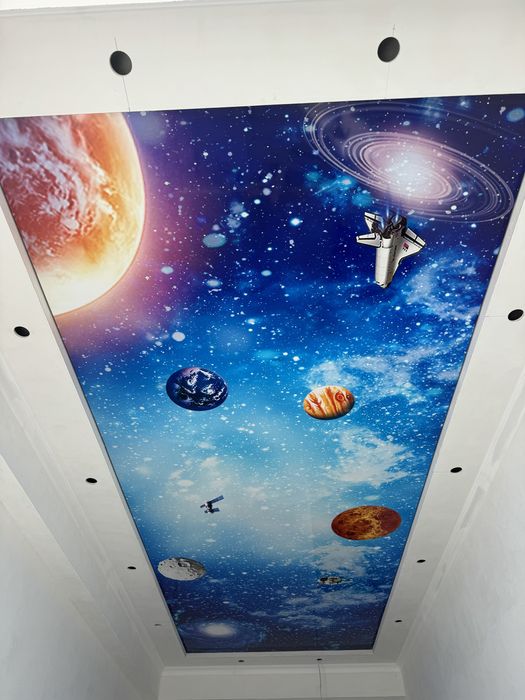 Натяжные потолки. Натяжной потолок   Natyajnoy potolok