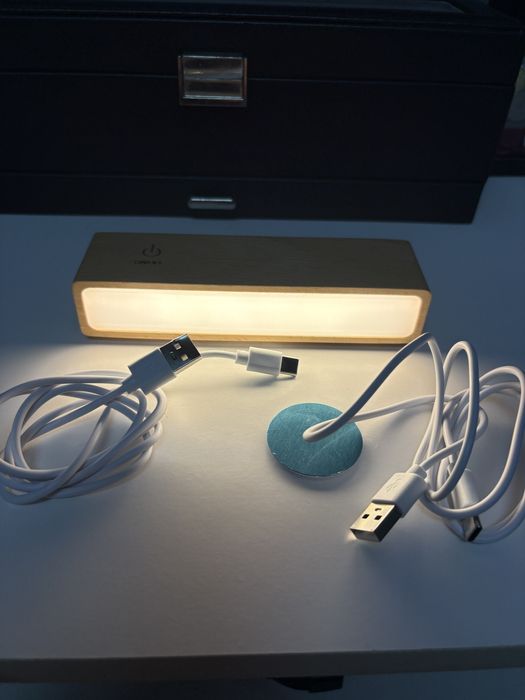 Aplica LED perete wireless 2 buc dimabila touch USB