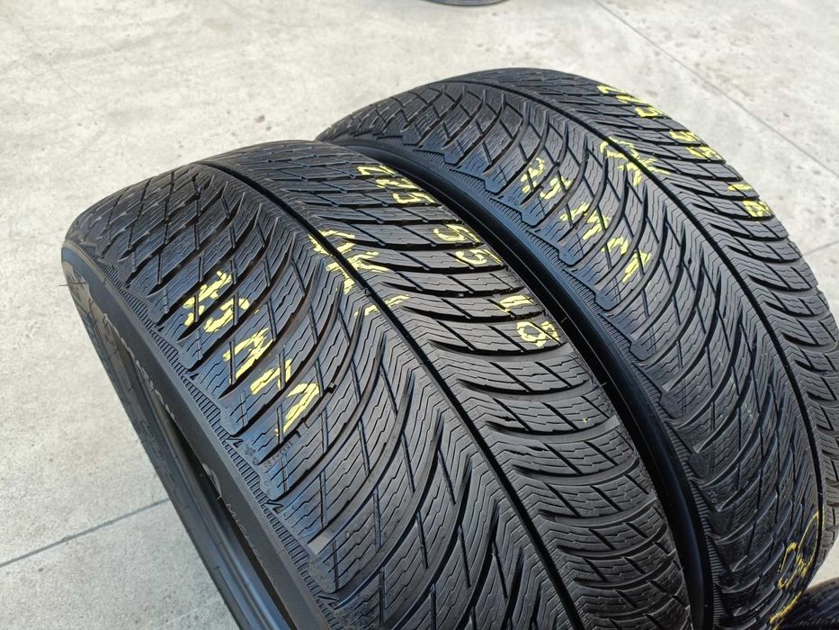 Set 4 de anvelope iarna 225 55 18 michelin pilot alpin 5 profil de 7,5 si 7 mm