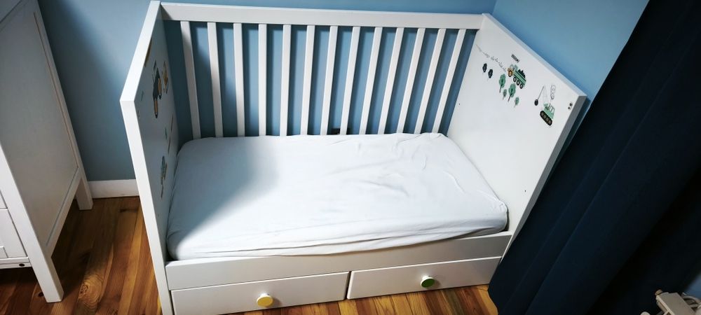 Бебешко легло IKEA Stuva + матрак