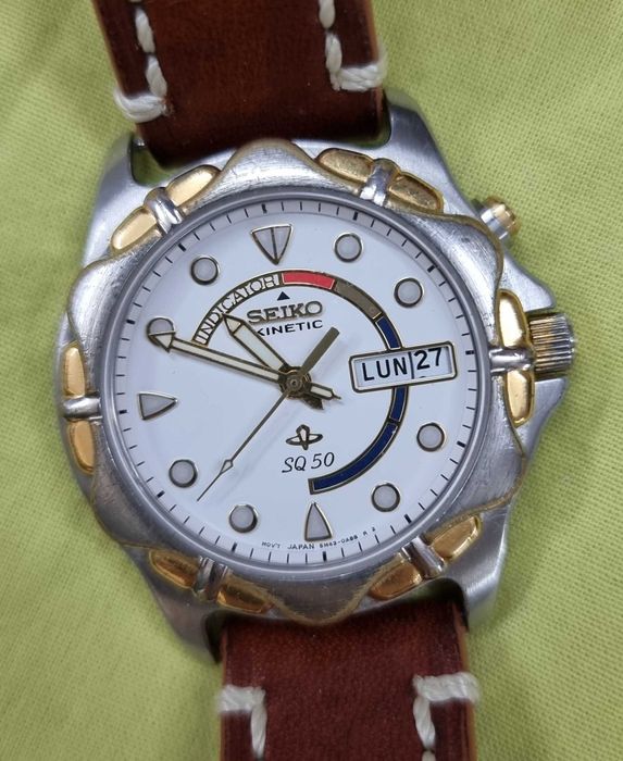 Часовник Seiko Kinetic Indicator Vintage