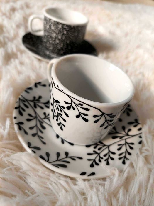 ПРОМОЦИЯ  САМО 14 ЛВ ЗА  1+1 комплект чаши за кафе