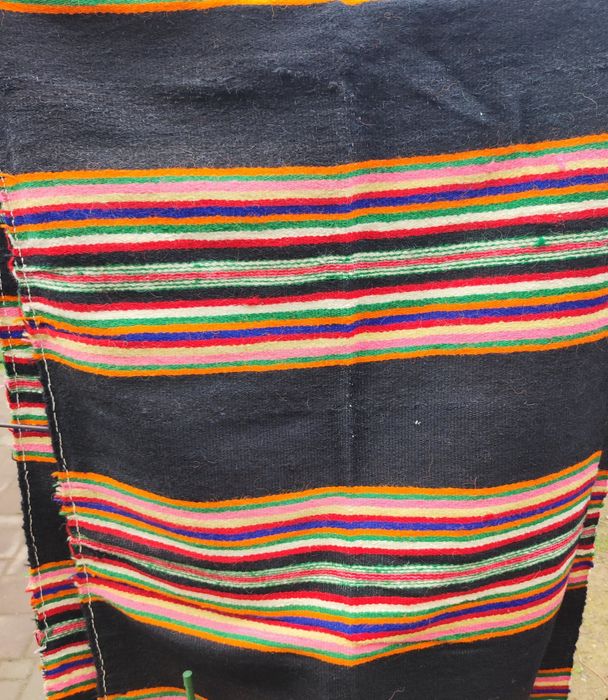 velință lână țesută manual în război