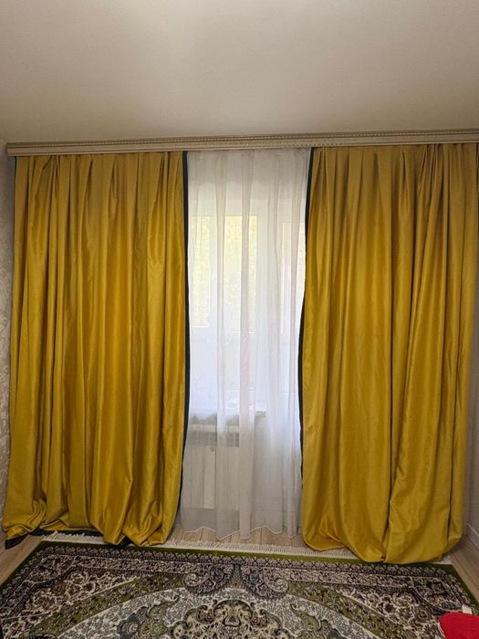 СРОЧНО продаю шторы с тюлем