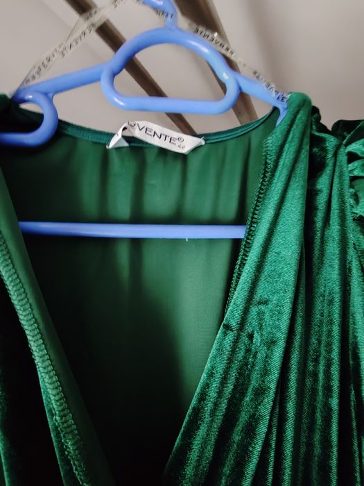 Rochie verde dantela