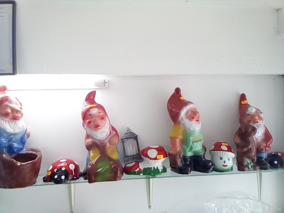 Albă că zăpadă și 7 piticii, ciuperci decorative