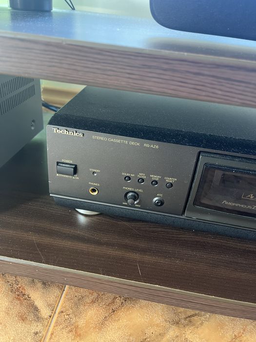 Technics stereo cassette deck rs az 6
