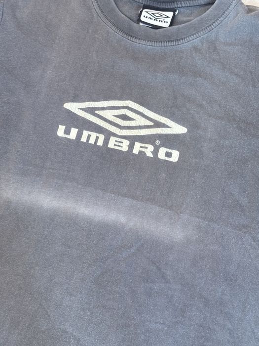 Tricou Vintage Umbro Gri Boxy 00s 90s Y2K