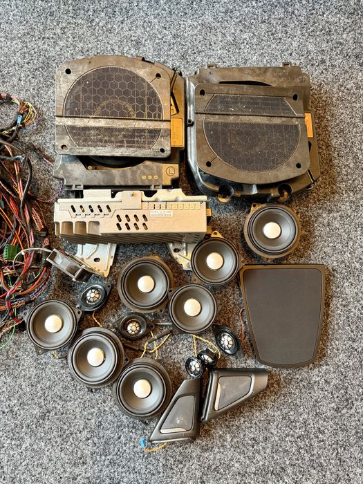 Sistem muzica Top HiFi Harman Kardon Logic 7 boxe difuzoare, complet BMW F10 F11 F01