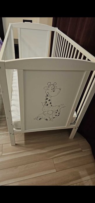 Patut din lemn bebe 120x60 cm