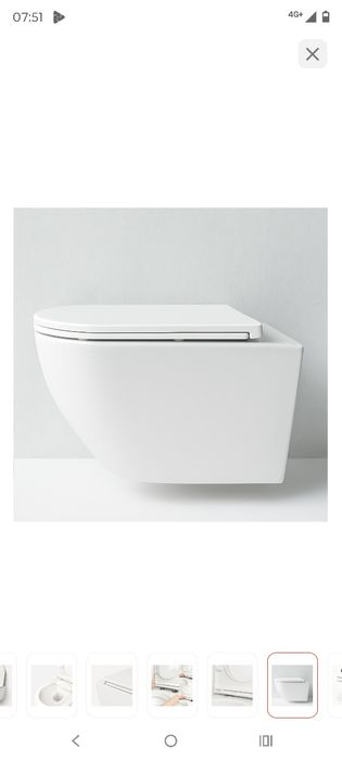 Crapper&Co унитаз Q-The Classic Long 7003, санфарфор