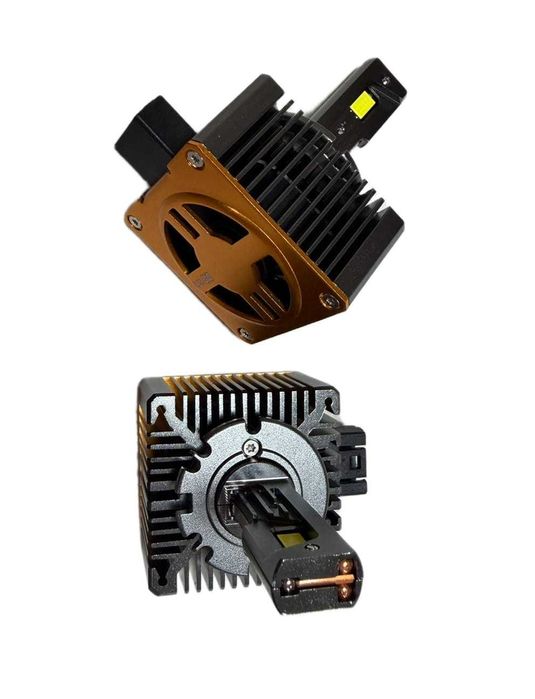 LED Крушки D1S D2S D3S D4S D5S D8s GOLD EDITION 2026 3 Тръби 130W