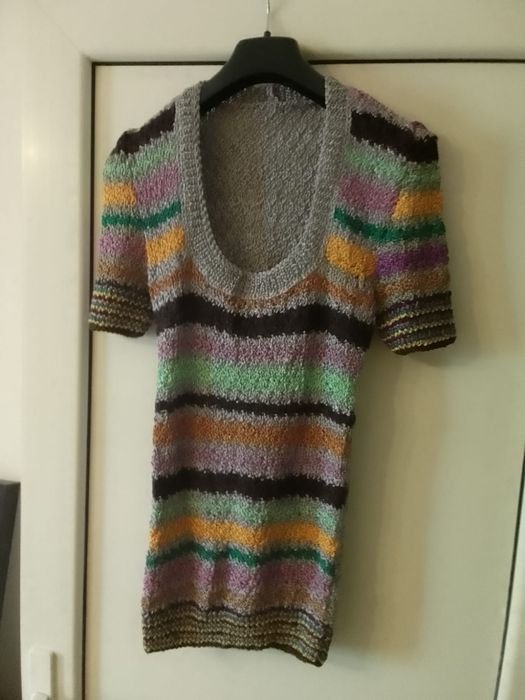 Bluza tricotata manual