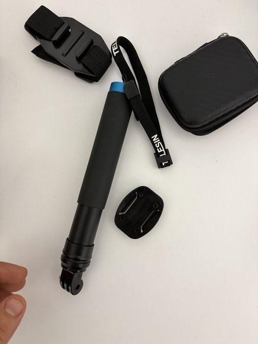 Go Pro Hero 7 Black ham piept maner telescopic suport prindere rapida 2 baterii