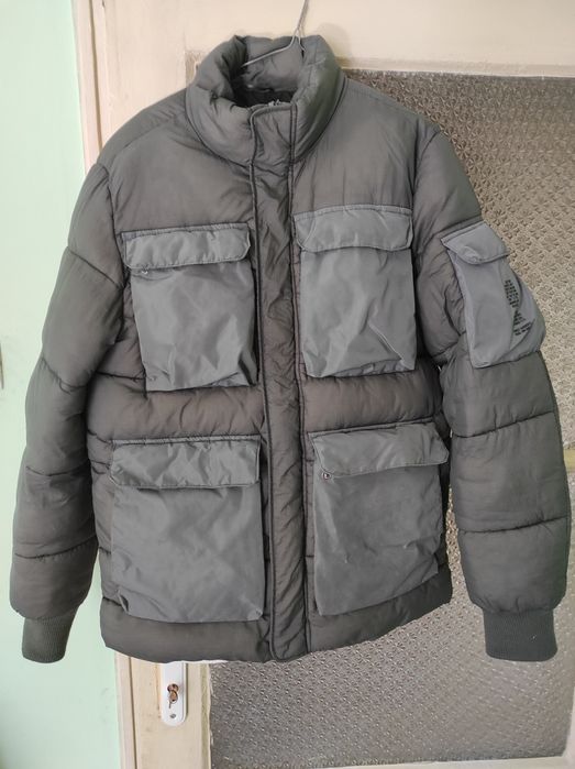 Зелено леко яке с 8 джоба