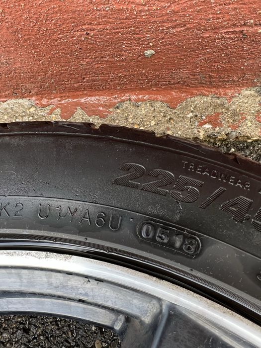 Set 4 Jante Carmani 17” + Kumho ECSTA PS31 225/45 R17 - O jantă îndoită