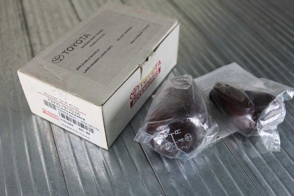 Оригинална топка скоростен лост дърво Toyota Land Cruiser 90 100