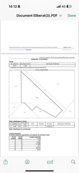 Vand teren intravilan 24+17=41 ari ZONA STRAND!