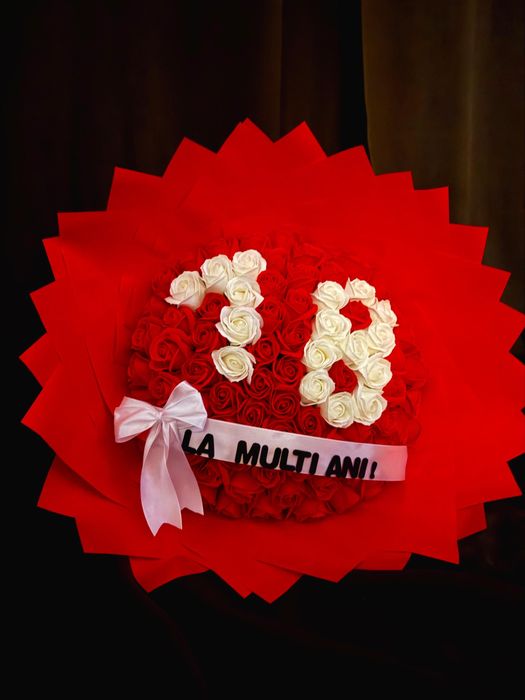 Buchet de flori din sapun