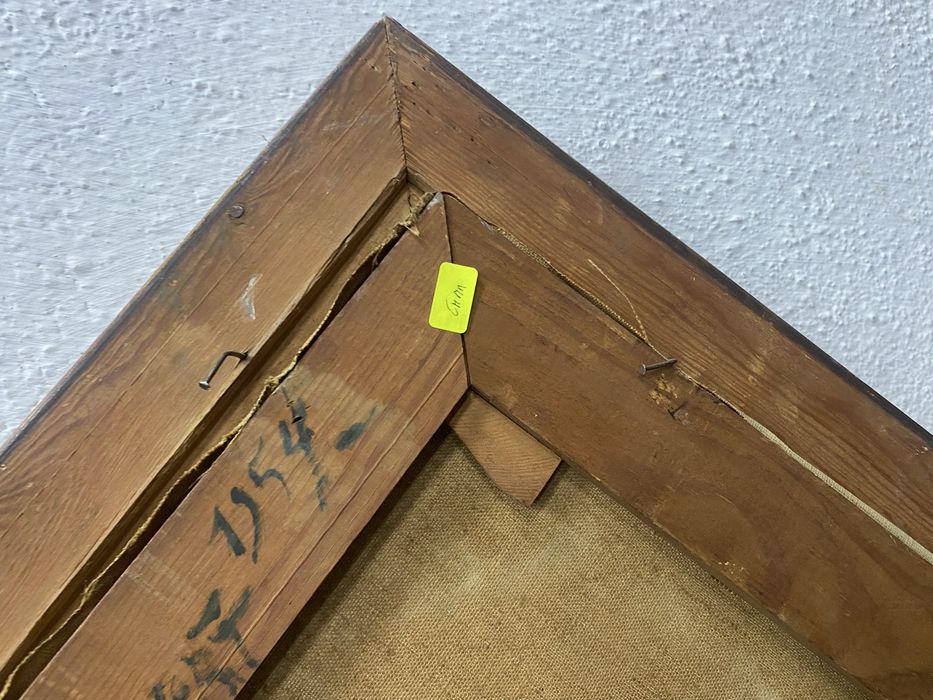 Маслена картина горски пейзаж подписана Vonders Нидерландия 1954