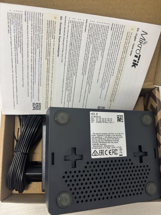 Маршрутизатор MikroTik hEX S RB760iGS