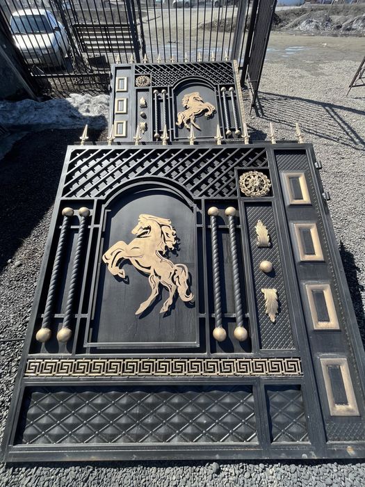 Ворота калитки какпа ковка