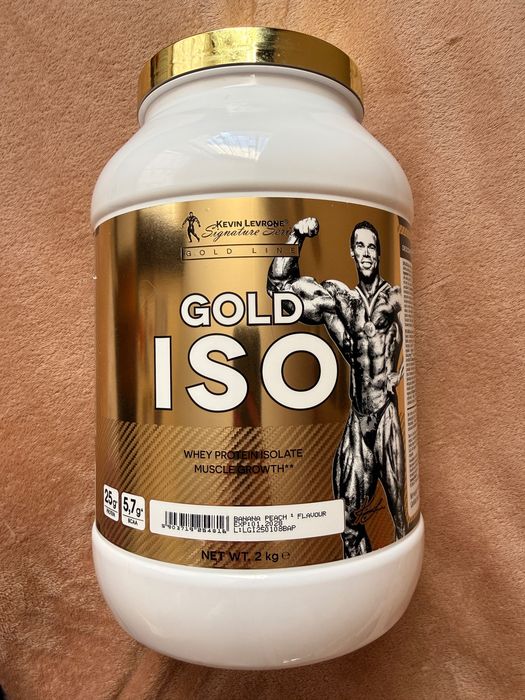 100% Whey protein Kevin Levrone Gold ISO – 2 kg | Banana Peach