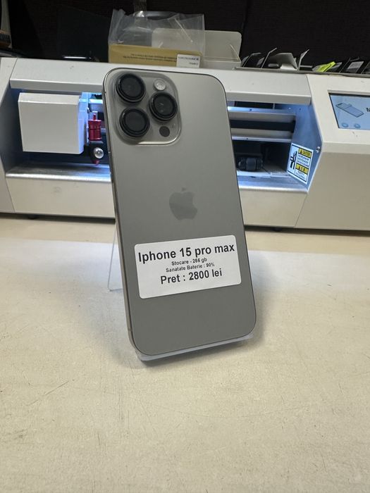 Iphone 15 pro max / 256 gb / 90% baterie / garantie