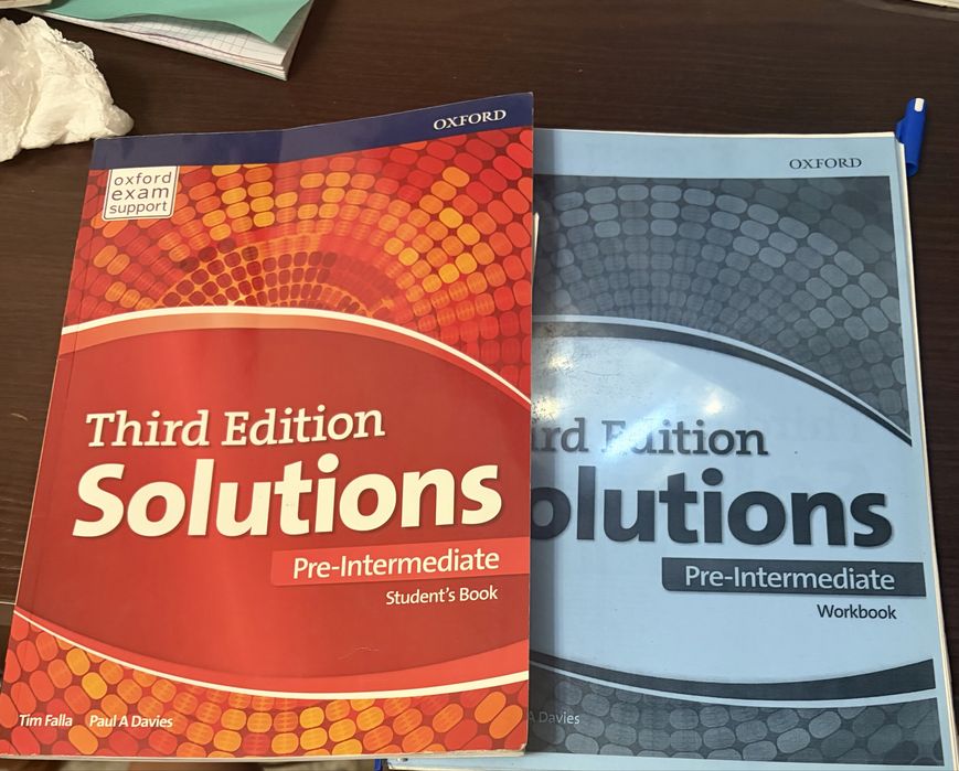 Книга solutions pre-intermediate