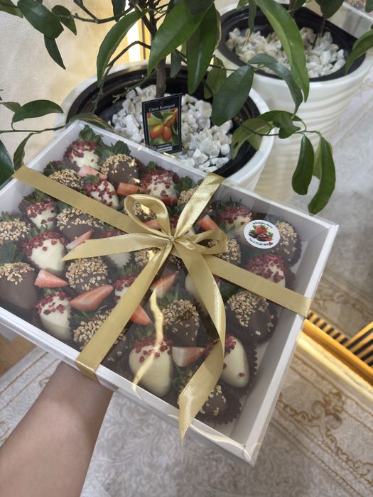 Клубника в шоколаде, бельгиский шоколад