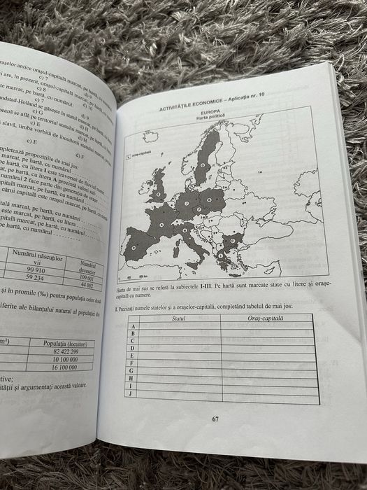 Modele si teste pentru bacalaureat-Geografie