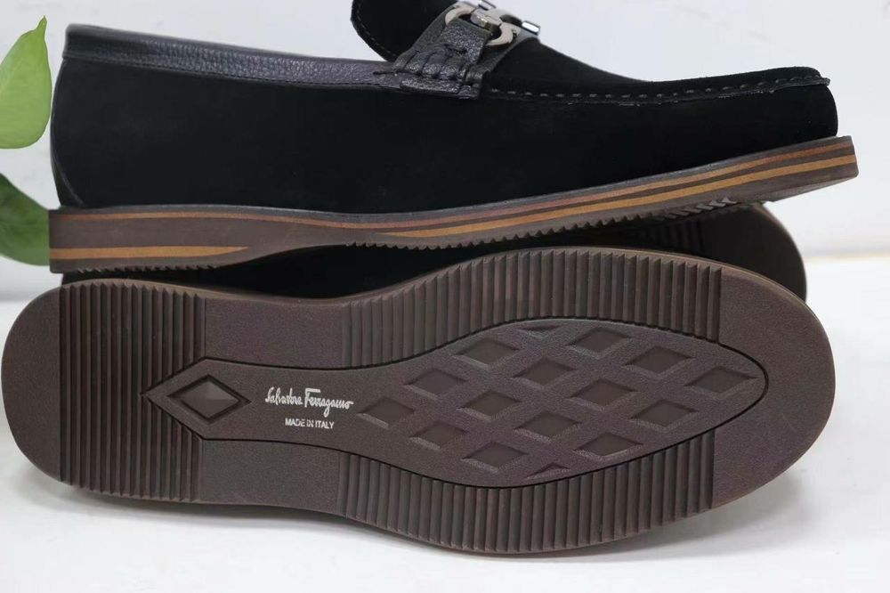 Лоферы замшевый бренда Zegna