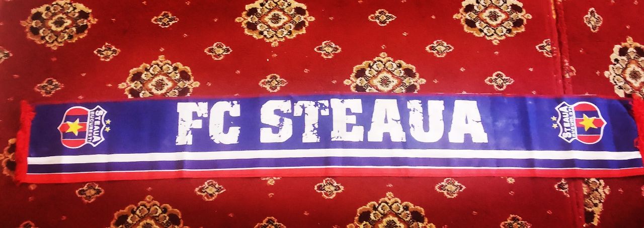 Scarf FC Steaua Bucharest Fcsb Romania Scarves Champion 100% 