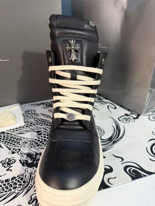 Rick Owens Geobaskets Chrome Hearts