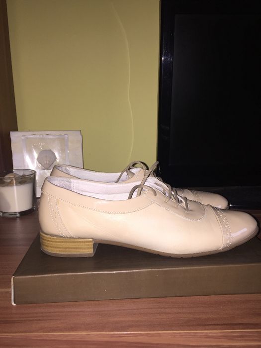 pantofi oxford din piele